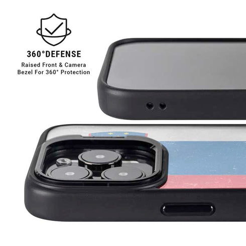 Slovenia Flag Distressed iPhone 15 Pro Max Kickstand Case